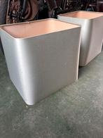 2 Lampenkappen - Gebruikt, Huis en Inrichting, Lampen | Lampenkappen, Ophalen, Gebruikt, 25 tot 50 cm, Vierkant