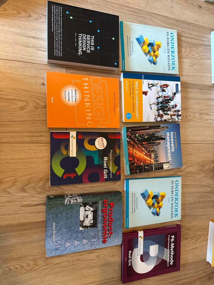 HBO Studieboeken Onderzoek, Projectmanagement & Designthinki, Boeken, Studieboeken en Cursussen, Gelezen, HBO, Ophalen