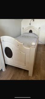 Meiden/Tienerbed 90x200cm + Matras + nachtkastje, Ophalen, Gebruikt, 90 cm, Eenpersoons