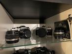 Olympus OM-10 & Olympus OM-1 + lenses, Audio, Tv en Foto, Fotocamera's Analoog, Ophalen, Gebruikt, Spiegelreflex, Olympus