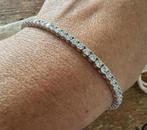 Zilveren 925 tennis armband 18,5cm met bakslot NIEUW, Ophalen of Verzenden, Nieuw, Zilver