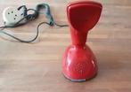 Rode telefoon met draaischijf niet draadloos, Ophalen of Verzenden, Gebruikt, Met draaischijf