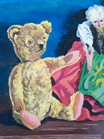 Nicolaas Wijnberg groep poppen gouache, Antiek en Kunst, Verzenden
