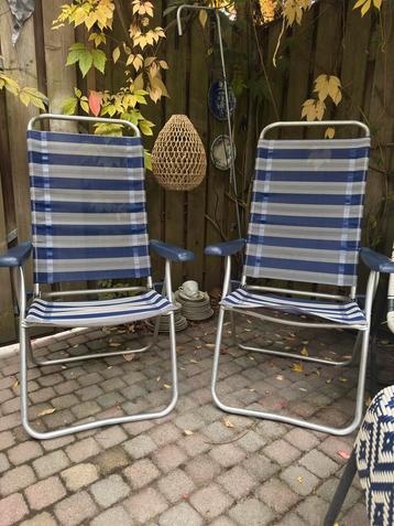 2 Crespo kampeersstoelen beschikbaar voor biedingen