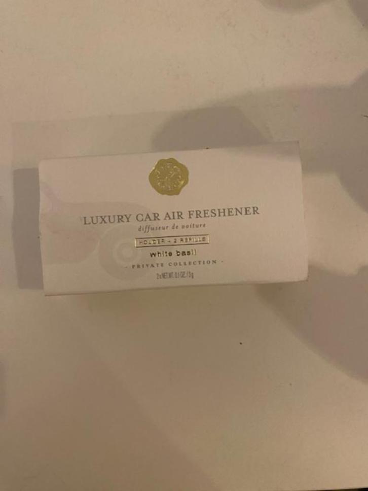 Nieuw Rituals White Basil auto parfum compleet, Huis en Inrichting, Woonaccessoires | Kandelaars en Kaarsen, Nieuw, Minder dan 25 cm