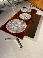 Belarti Adri Tegeltafel - Jaren 70 Design vintage salontafel, Huis en Inrichting, Tafels | Salontafels, Ophalen, Gebruikt, 100 tot 150 cm