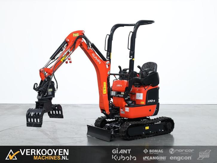 2025 Kubota U10-5 + Sloopsorteer ADV1089, Zakelijke goederen, Machines en Bouw | Kranen en Graafmachines, Graafmachine