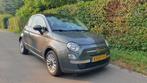 Fiat 500 met panoramadak en airco, Stof, Beige, 840 kg, Origineel Nederlands