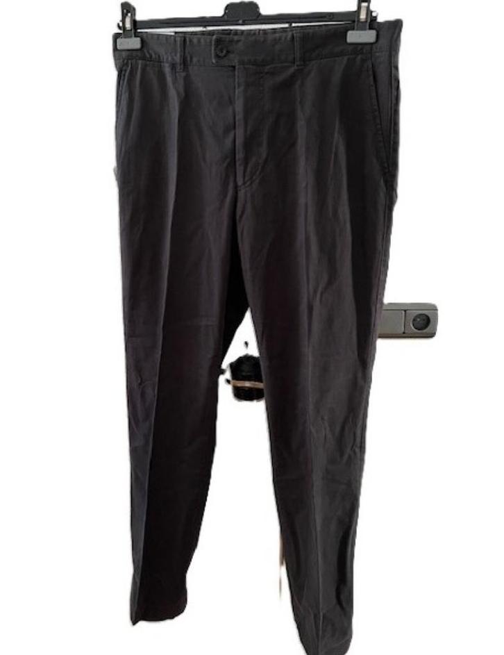Nieuw Brax Eric donkergrijs katoen broek pantalon 52 W36 L34, Kleding | Heren, Broeken en Pantalons, Nieuw, Maat 52/54 (L), Grijs