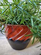 vintage bloempot, Tuin en Terras, Bloempotten, Gebruikt, Rond, Ophalen of Verzenden, X