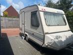 Adria Optima 360 met voortent, Caravans en Kamperen, Caravans, Kachel, Omvormbare zithoek, Tot en met 3, Particulier