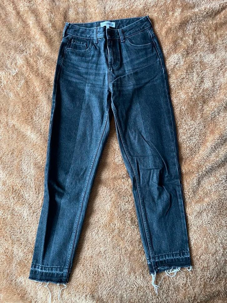 Grijze spijkerbroek Mango, Kleding | Dames, Spijkerbroeken en Jeans, Gedragen, W27 (confectie 34) of kleiner, Grijs, Ophalen of Verzenden