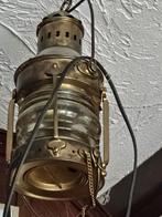Vintage Scheepslamp / Hanglamp, Huis en Inrichting, Lampen | Hanglampen, Ophalen, Gebruikt, 50 tot 75 cm, Maritiem