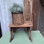 Oud brocante houten krukje opstapje vensterbankje *Etage3*, Gebruikt, ., Ophalen of Verzenden, .