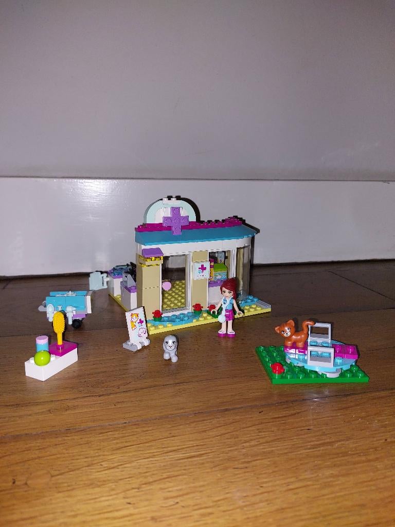 Lego friends dierenkliniek - 41085, Ophalen, Zo goed als nieuw, Complete set, Lego