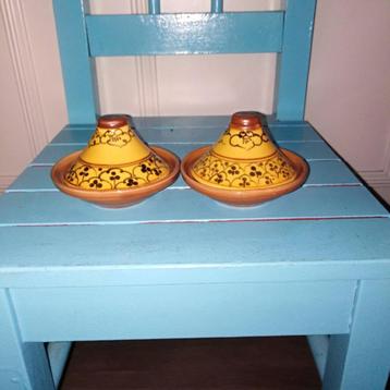 Tajine - Stoofpotjes van aardewerk klein model 4 stuks beschikbaar voor biedingen