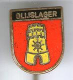 Olijslager Middelburg email op zilverkl speldje ( U_169 ), Verzenden, Zo goed als nieuw, Stad of Land, Speldje of Pin