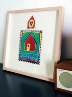 Collage/schilderij in lijst | Sherry Cook Turner, Antiek en Kunst, Ophalen of Verzenden