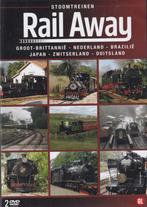 Te koop dubbel dvd rail away stoomtreinen (duitsland - nede, Cd's en Dvd's, Dvd's | Documentaire en Educatief, Boxset, Alle leeftijden