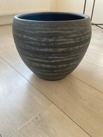 Natuursteen Vaas - 28x34 cm, Tuin en Terras, Bloempotten, Gebruikt, Rond, Binnen, Minder dan 40 cm