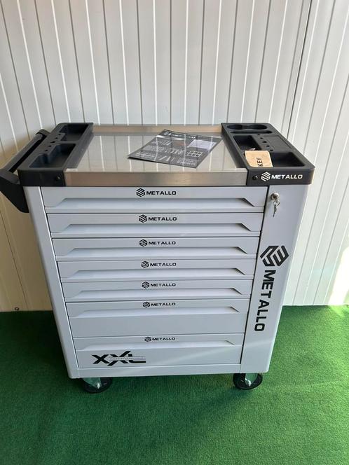 Nieuwe Metallo 7 lades 7 gevulde gereedschapwagen, Auto diversen, Autogereedschap, Nieuw, Ophalen