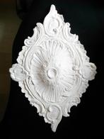Nr10 ovale rozet ornament gips met sierlijke krullen 75/50, Antiek en Kunst, Ophalen