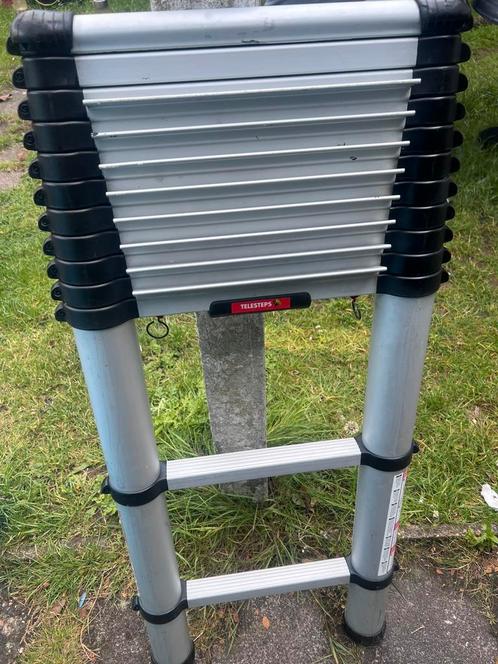 Telesteps eco-line ladder, Doe-het-zelf en Verbouw, Ladders en Trappen, Zo goed als nieuw, 2 tot 4 meter, Ophalen of Verzenden