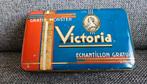 Oud Victoria Gratis Monster Blikje, Verzamelen, Blikken, Ophalen of Verzenden, Gebruikt, Overige, Overige merken