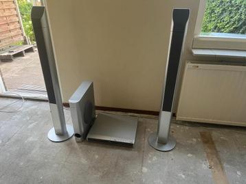 Pioneer xv-dv424 + S-DV424 2x speaker en 1x subwoofer stereo beschikbaar voor biedingen
