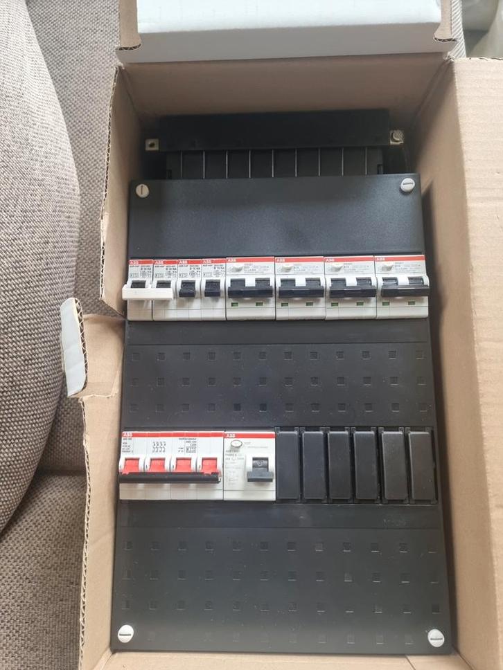 ABB HAF 3 fase groepenkast 8 groepen *NIEUW*, Doe-het-zelf en Verbouw, Elektra en Kabels, Nieuw, Overige typen, Ophalen of Verzenden