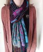 Sjaal sjaaltje shawl gekleurd, Kleding | Dames, Mutsen, Sjaals en Handschoenen, Ophalen of Verzenden, Zo goed als nieuw, Maat 46/48 (XL) of groter