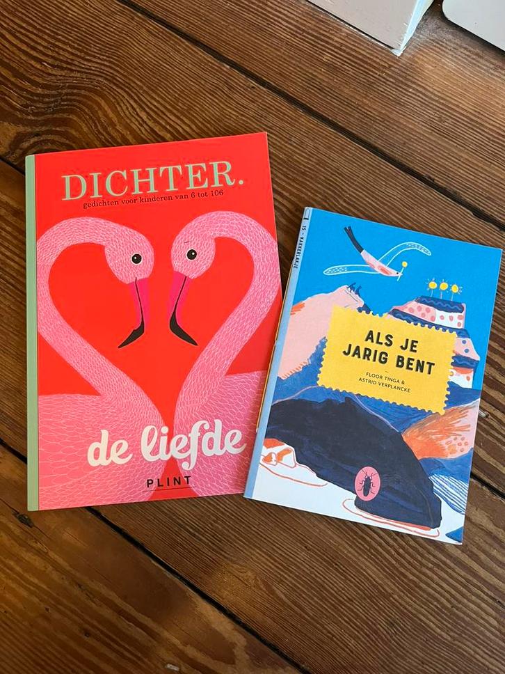 Gedichten boekjes Floor Tinga Als je jarig bent en de liefde, Boeken, Gedichten en Poëzie, Zo goed als nieuw, Meerdere auteurs