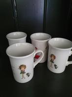 4 mooie Pluk van de Petteflet mokken te koop  Set van 4 Anni, Ophalen, Zo goed als nieuw, Overige stijlen, Kop(pen) en/of Schotel(s)