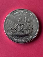 Cook Islands Dollar 2017 Brill.unc 0,999 zilver 31.105 gr., Ophalen of Verzenden, Zilver