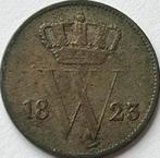 Een cent 1823B, Postzegels en Munten, Munten | Nederland, Ophalen of Verzenden, Koning Willem I, 1 cent