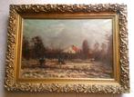 Boer werkend op het land 1918 - Cornelis Koning 1893-1951, Antiek en Kunst, Ophalen of Verzenden