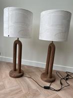 Tafellampen, Huis en Inrichting, Lampen | Tafellampen, Ophalen, Zo goed als nieuw, Hout, 75 cm of meer