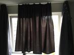 Overgordijn grijs/bruin, Huis en Inrichting, Ophalen, Zo goed als nieuw, Bruin, 100 tot 150 cm