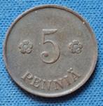 Finland 5 pennia 1922 Km 22, Verzenden, Overige landen, Losse munt