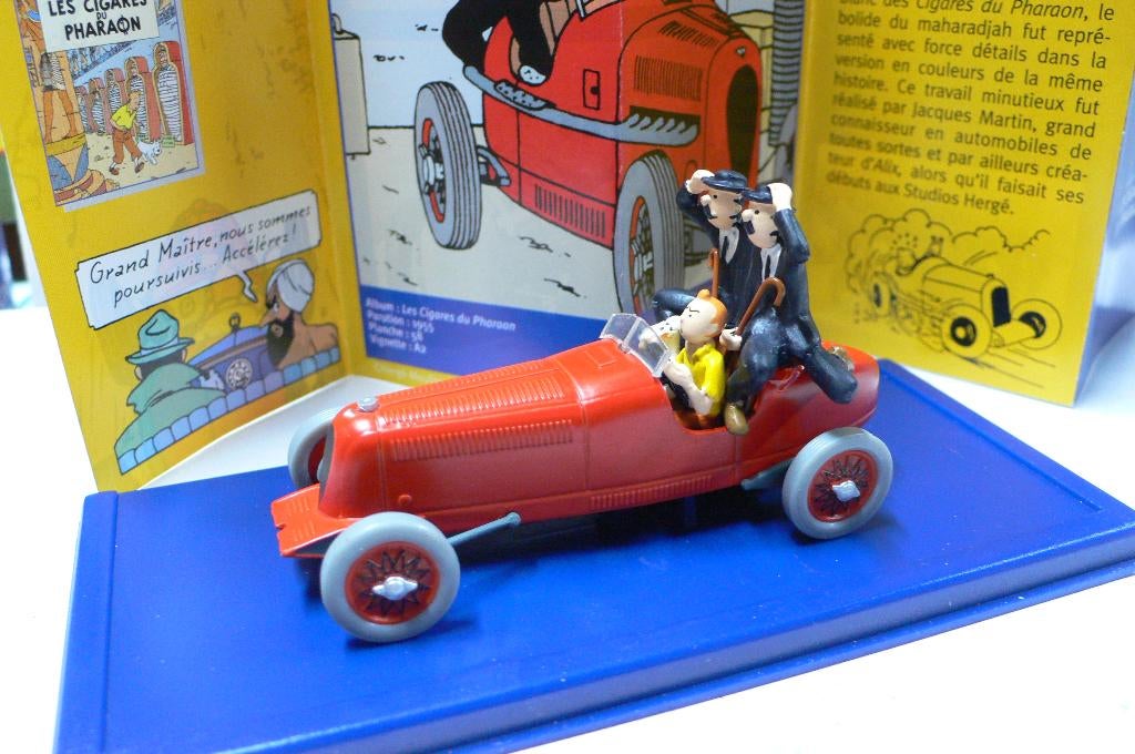 amilcar RACEWAGEN 1930-kuifje- DE SIGAREN VAN DE FARAO  1/43, Verzenden, Nieuw, Auto, Overige merken