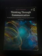 Thinking through communication 9th edition, Sarah Trenholm, Zo goed als nieuw, Ophalen