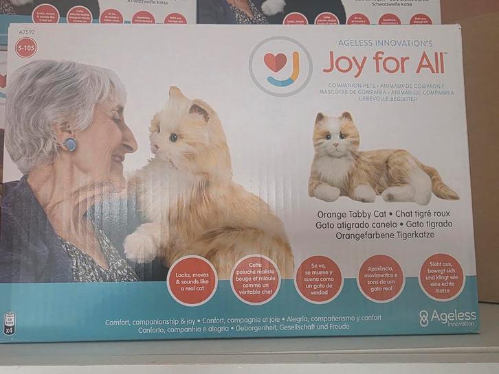 Interactieve Dementie Kat - Joy for All, Hobby en Vrije tijd, Modelbouw | Auto's en Voertuigen, Nieuw, Overige typen, Groter dan 1:32
