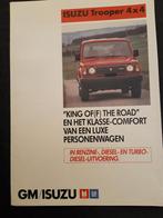 folder Isuzu Trooper 4x4 1987 – Nederlands, Ophalen of Verzenden, Zo goed als nieuw, Overige merken, Isuzu