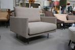 2 x luxe fauteuil loveseat JAZZ Jess design stof naturel, Huis en Inrichting, Fauteuils, Ophalen, 75 tot 100 cm, Zo goed als nieuw