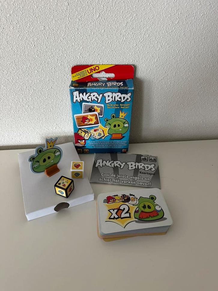 Angry Birds kaartspel – nieuw & compleet (UNO Mattel), Hobby en Vrije tijd, Gezelschapsspellen | Kaartspellen, Nieuw, Ophalen of Verzenden