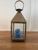 Groot Windlicht /Lantaarn Lifestyle | RVS | Mooie Sfeermaker, Huis en Inrichting, Woonaccessoires | Kandelaars en Kaarsen, Ophalen