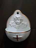 Vintage Wijwaterbakje met Engel, Antiek en Kunst, Antiek | Religie, Ophalen of Verzenden