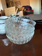 Glazen schaaltjes set, Huis en Inrichting, Keuken | Servies, Ophalen, Effen, Glas, Schaal of Schalen