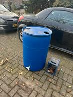 Regenton met kraantje - zie foto's!, Tuin en Terras, Regentonnen, Ophalen, Kunststof, Gebruikt, Met kraantje