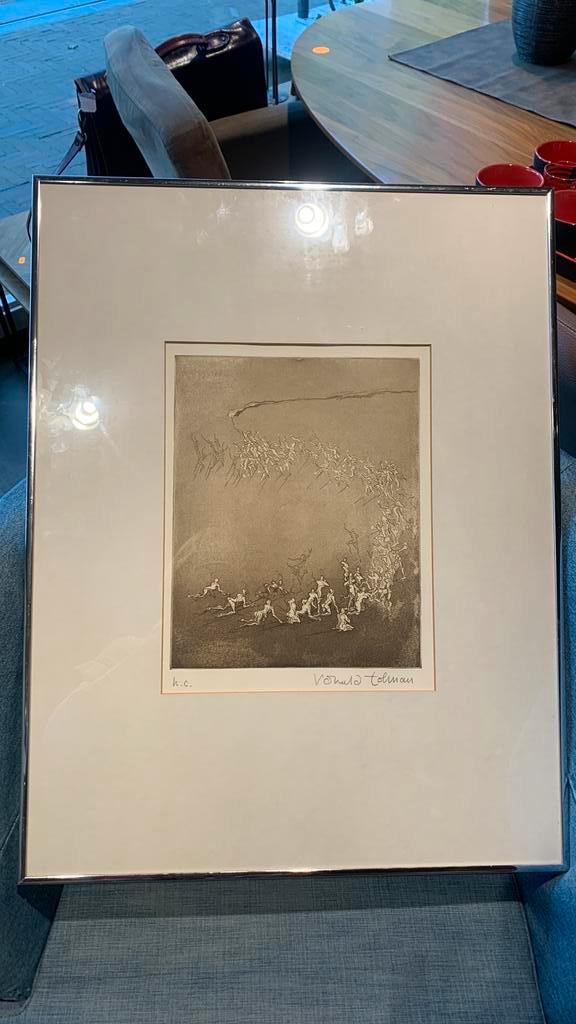 Vonala Teliman ets/ prent, Antiek en Kunst, Kunst | Etsen en Gravures, Ophalen of Verzenden